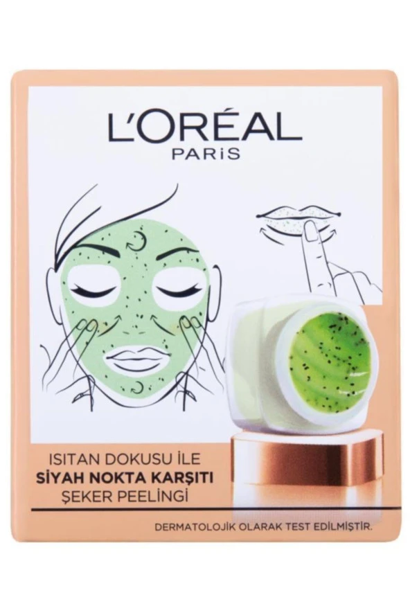 L'Oreal Paris Şeker Peelingi Siyah Nokta Karşıtı Yüz Peelingi 50 ml - Resim 7