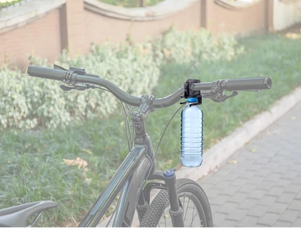 Hsgl Bisiklet Sutak Pet Şişe Tutucu Siyah Plastik Gidon Montaj SKF 137 - 6