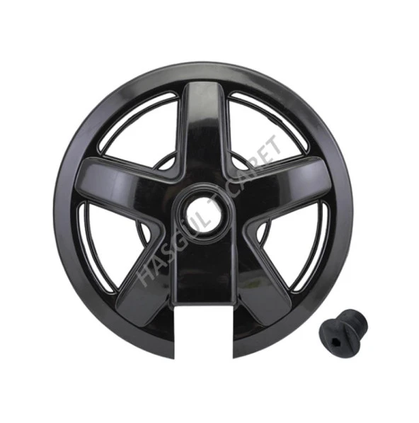 Hsgl Bisiklet Aynakol Muhafaza Ortadan Vidalı Siyah Bisiklet Aksesuar AYK 022 - 3