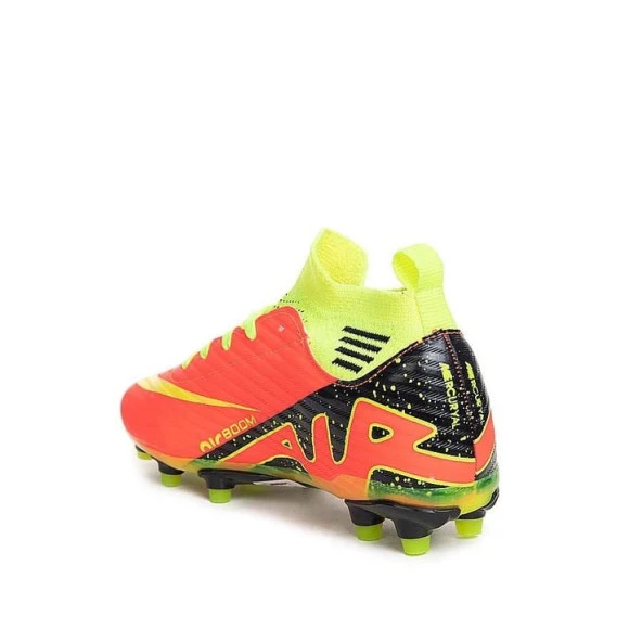 La Liga Erkek 565 Bilekli Çoraplı Krampon Nar Sarı Futbol Ayakkabısı - 3