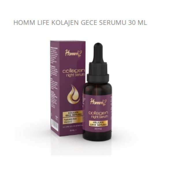 HOMM LIFE KOLAJEN GECE SERUMU 30 ML