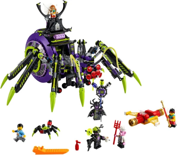 LEGO 80022 Monkie Kid Spider Queen’s Arachnoid Base