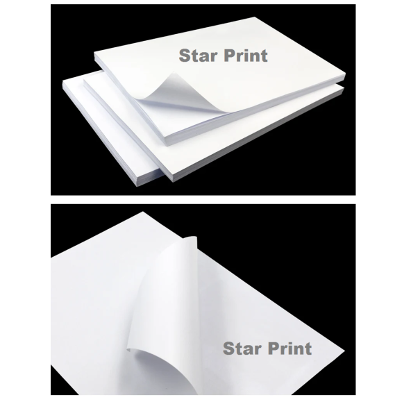 Starprint 20 Adet 150gsm A4 Yapışkanlı Parlak Fotoğraf Kağıdı STİCKER - Resim 4