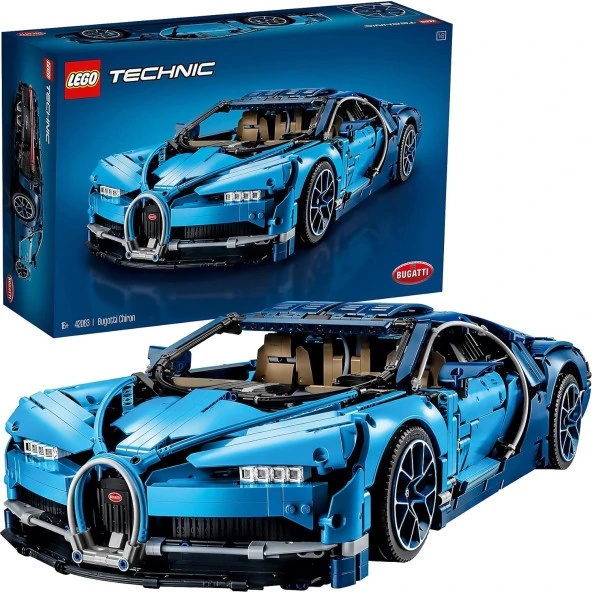 LEGO 42083 Technic Bugatti Chiron Yarış Arabası Yapım Seti Koleksiyon Spor Araba Modeli