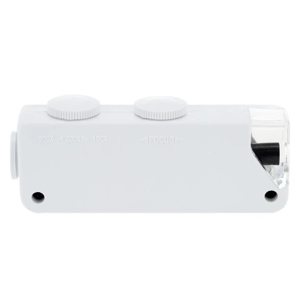 Mini 160X-200X Fonksiyonlu Mikroskop Takı Büyüteç Mg10081-1A - 3