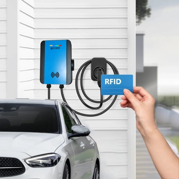 PWR33 HOME-EVC-22 kW WALLBOX - 5 MT KABLO ÇIKIŞLI ELEKTRİKLİ ARAÇ ŞARJ CİHAZI - 8