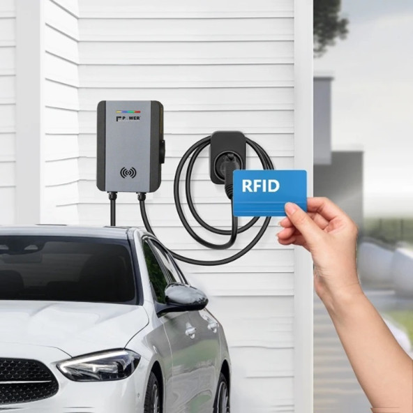 PWR33 HOME-EVS-11 kW WALLBOX - TİP2 SOKET ÇIKIŞLI ELEKTRİKLİ ARAÇ ŞARJ CİHAZI - 4