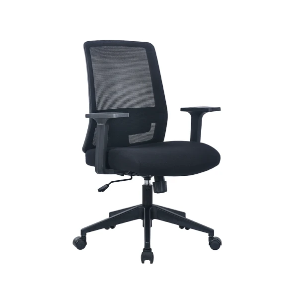 Adore Mobilya  Base Ofis ve Çalışma Sandalyesi-Siyah File 55x96,5-106x63 cm (GxYxD)