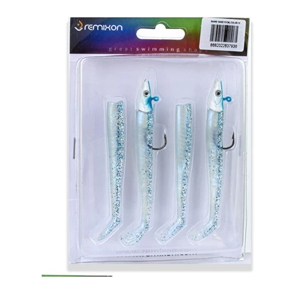 Remixon Snake Shad 12cm 16gr 4+2 Silikon Balık  11 ürün görseli