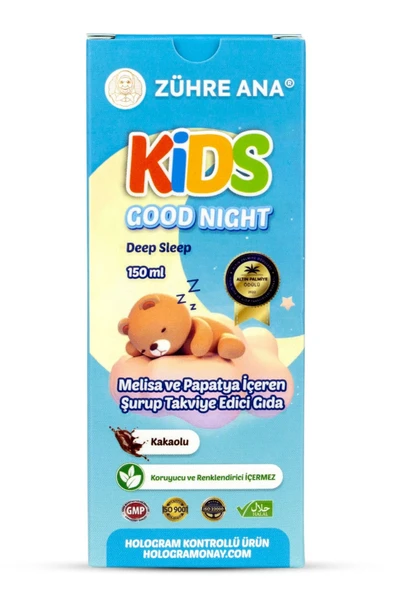 Zühre Ana Kids Melisa ve Papatya Şurubu 150 ml - Resim 2