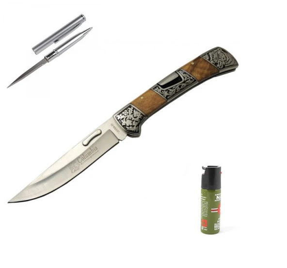 Kişiye Özel Ahşap Çakı Columbia K B-3159-D 22 CM