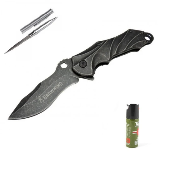 Kişiye Özel Browning Eskitme Çakı B51-21 CM