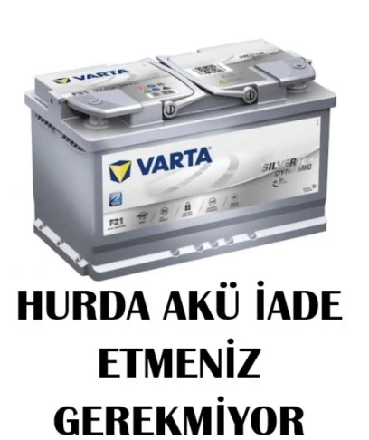 Varta 12V 80 Ah Agm F21 Akü - Hurda Akü İadesi Gerekmiyor - 1