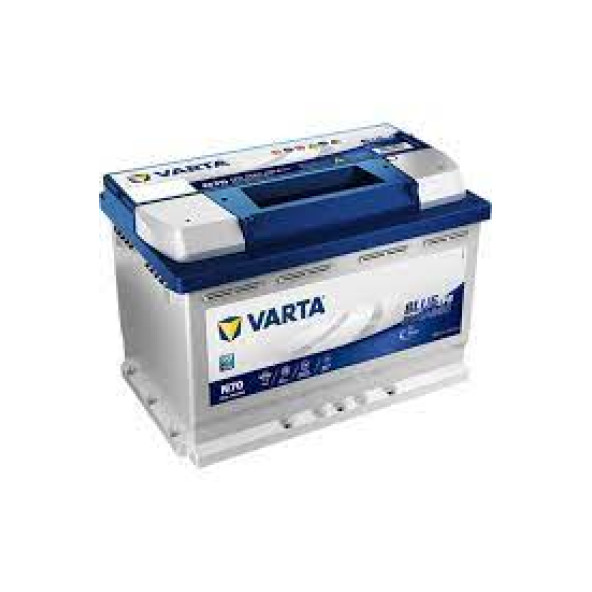 Varta 12V 70 Ah Amper 760A Start-Stop Efb N70 Akü Hayir