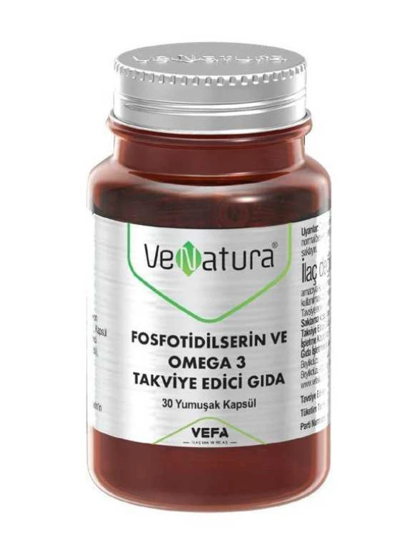 Venatura Fosfotidilserin ve Omega 3 30 Kapsül