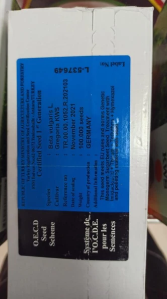 Kws Gregoria Şeker Pancarı Tohumu 100.000 Ad. - 2