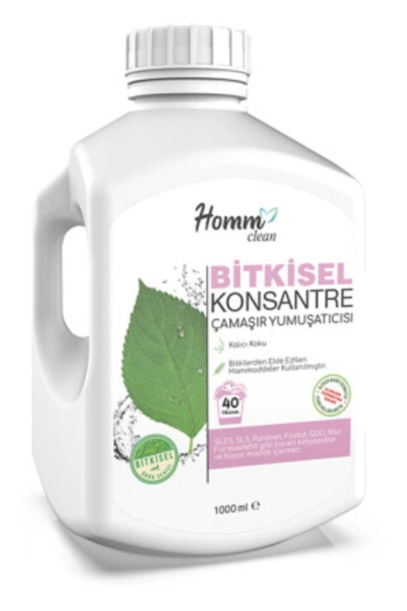 Ekstra Konsantre Bitkisel Çamaşır Yumuşatıcısı 1000 ml