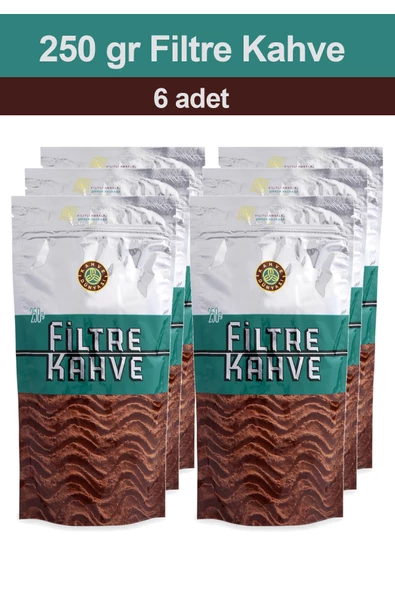 Kahve Dünyası Filtre Kahve 250 Gr. 6 Adet