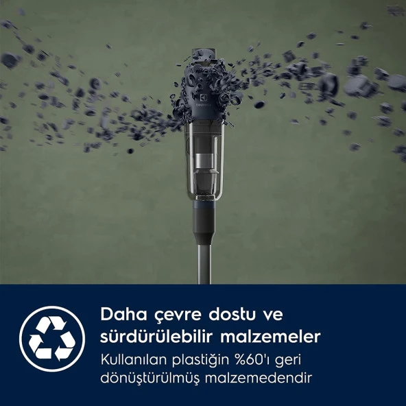 Electrolux EP71UB14DB Ultimate 700 Cordless Cleaner 14.4 V Dikey Şarjlı Süpürge - 8