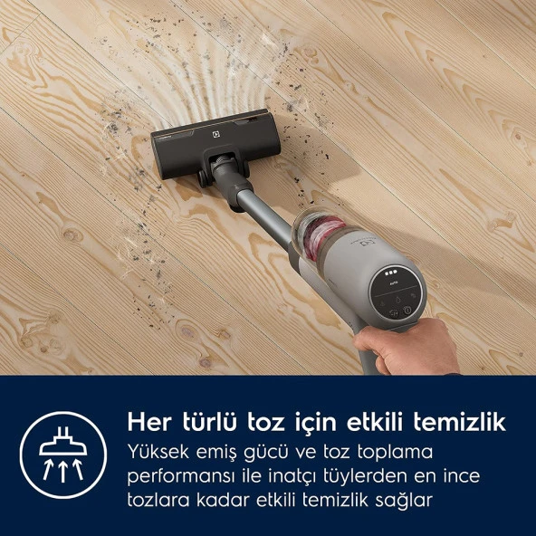 Electrolux EP71AB14UG Ultimate 700 Cordless Cleaner 14.4 V Dikey Şarjlı Süpürge - Resim 4