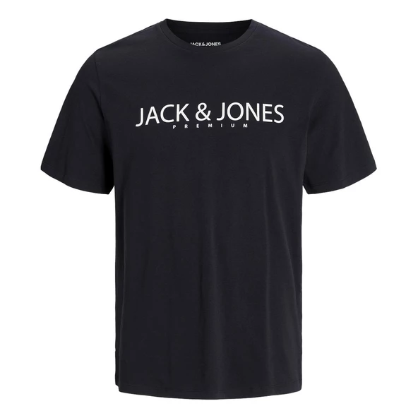 Jack & Jones 12256971 Jprblajack Ss Tee Crew Neck Fst Ln Siyah