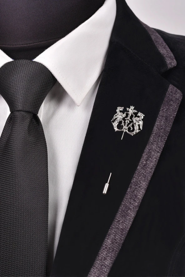 Esgue Uzun İğneli Yaka Broş