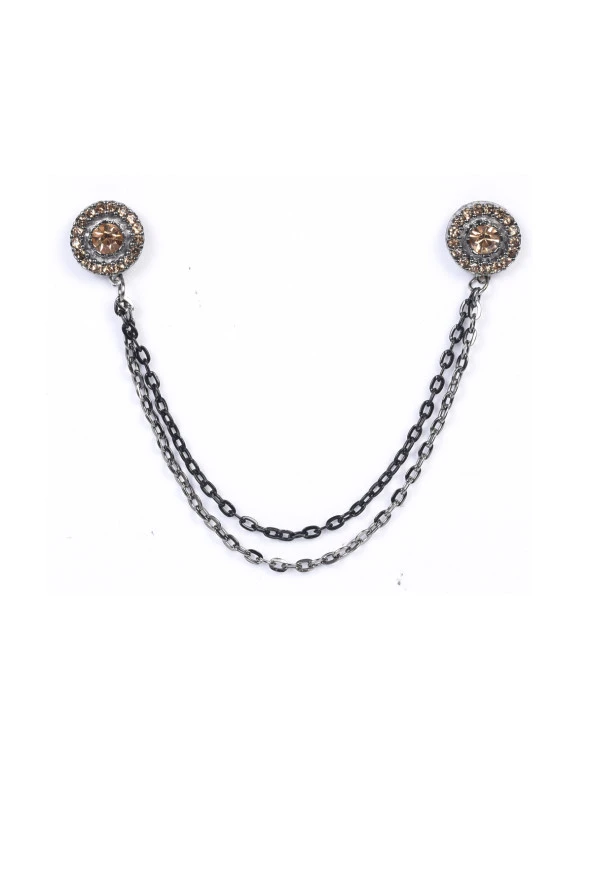 Esgue Gömlek Yaka İğnesi Bal - 3