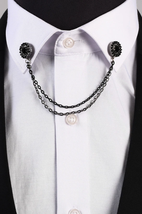 Esgue Gömlek Yaka İğnesi Bal - 6