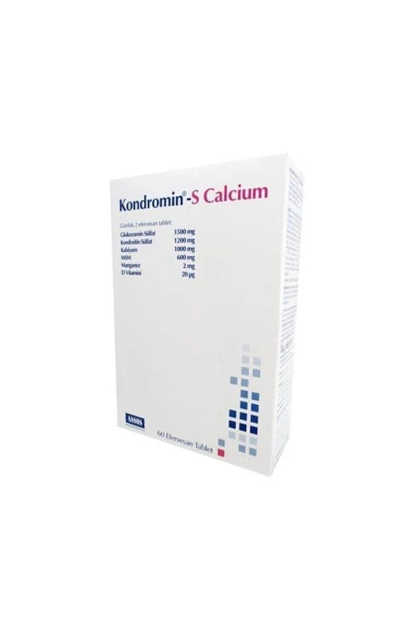 Kondromin-S Calcium 60 Efervesan Tablet