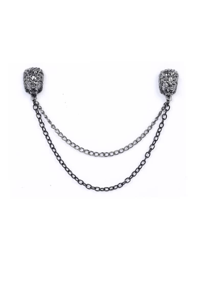 Esgue Aslan Gömlek Yaka İğnesi Gold - 9