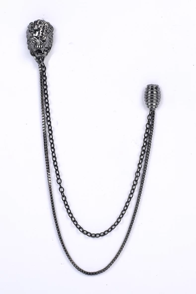 Esgue Aslan Ceket Yaka İğnesi Gold - 6