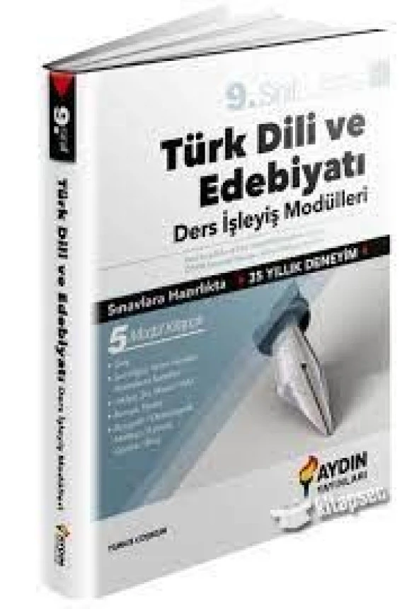9. Sınıf Türk Dili ve Edebiyatı Ders İşleyiş Modülleri Aydın Yayınları