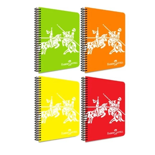 Faber Castell Spiralli Defter Cr1 A4 Pp Kapak 60 Gr - 100 Yp. Çizgisiz - Resim 2