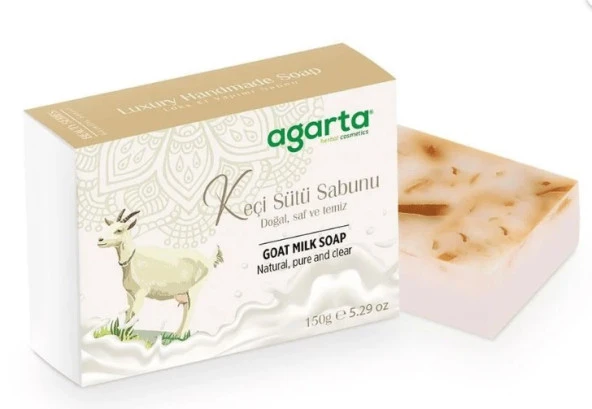 Agarta Doğal El Yapımı Keçi Sütü Sabunu 150 Gr 8699943340605