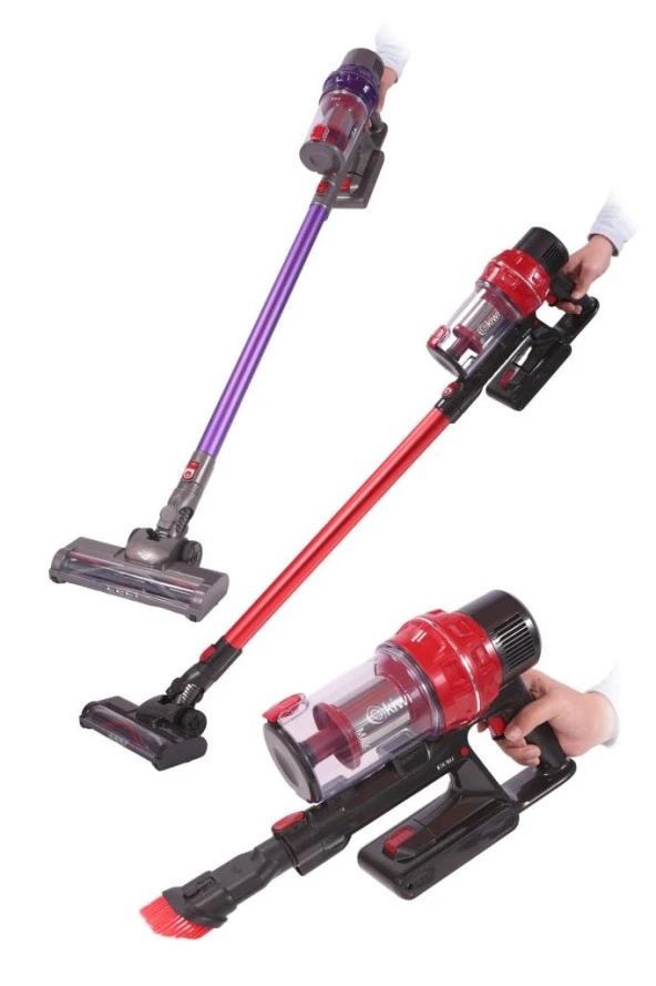 Kiwi KVC-4040 Kablosuz Dikey Süpürge Kırmızı - 6