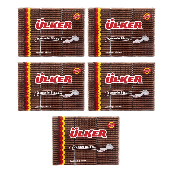 Ülker Pötibör Bisküvi Kakaolu 450 Gr x 5 Adet - Resim 2