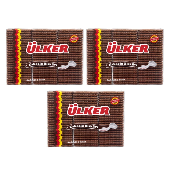 Ülker Pötibör Bisküvi Kakaolu 450 Gr x 3 Adet - 2