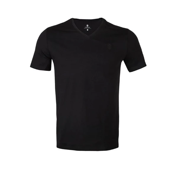 Lumberjack Bsc V Nk Tişört Siyah M-CT106 - Resim 2