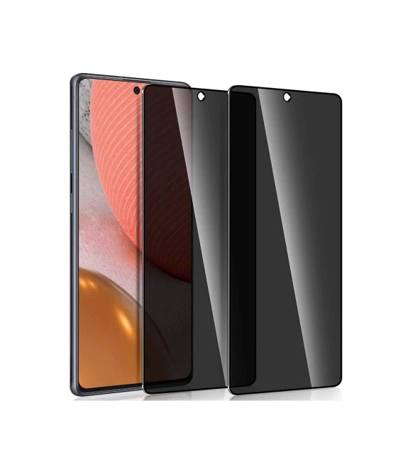 Vendas Samsung S24 Uyumlu Privacy Bilvis Double Strong Tempered Glass Hayalet Cam Ekran Koruyucu