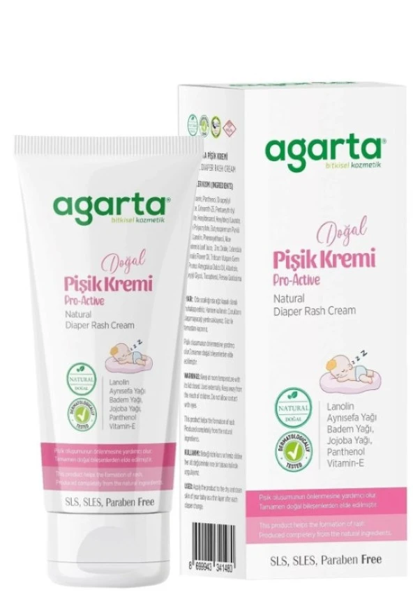 Agarta Doğal Pişik Kremi 100 Ml 8699943341480