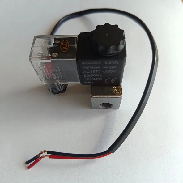 Pnömatik Valf 1/8 - 2/2 BY N. A. 12V/24V/110V/220V - 3