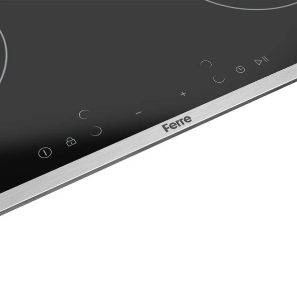 Ferre Ms261 Vitroseramik Inox Çıtalı Ankastre Cam Ocak - 3