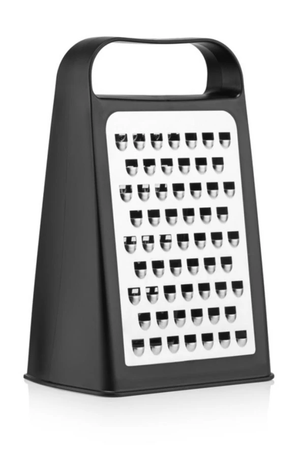 Flosoft Inox Paslanmaz Çelik Rende, Çift Taraflı Özel Tasarım Rende Siyah - 4