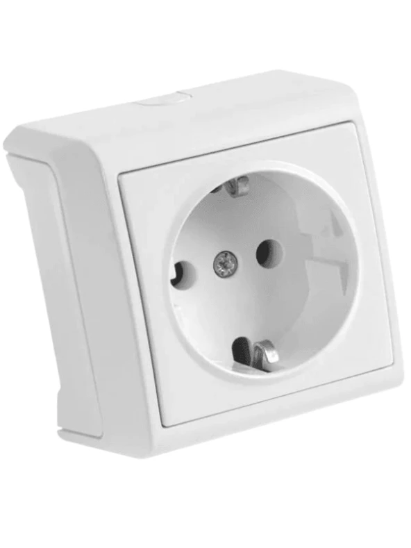 Viko Vera Sıva Üstü Topraklı Priz Beyaz (Çerçeveli) 90681008 - 3