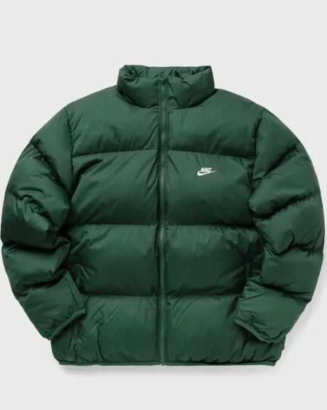 Nike Sportswear Club Puffer Erkek Yeşil Mont FB7368323 - 3
