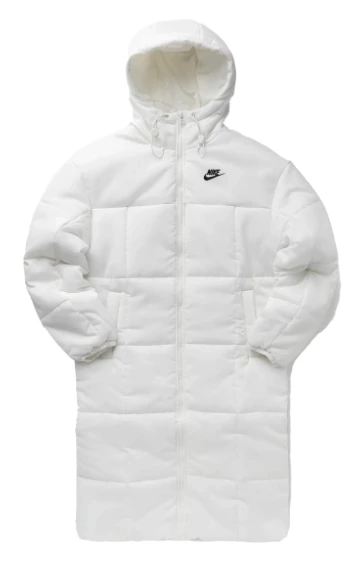 Nike Sportswear Classic Puffer Therma-FIT Kapüşonlu Beyaz Kadın Mont GENİŞ KALIP FB7675133 - 3