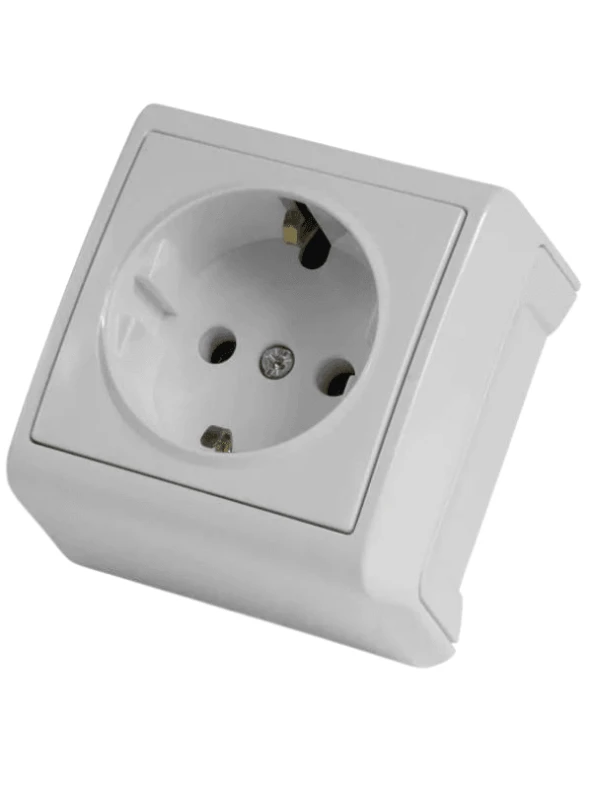 Viko Vera Sıva Üstü Topraklı Priz Beyaz (Çerçeveli) 90681008 (12 Adet) - 3