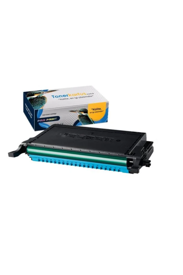 TKPrint Samsung CLP-C660 / Samsung CLP-660nd Mavi Muadil Toner