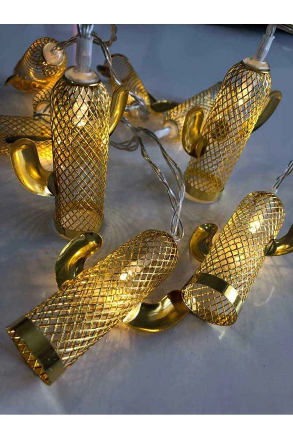BY-LAMP Gold Kaktüs Süsleme Işıkları