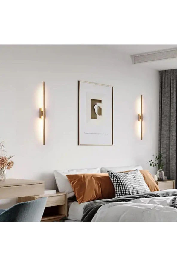 BY-LAMP Duvara Yansımalı LED Aplik Gold Renk